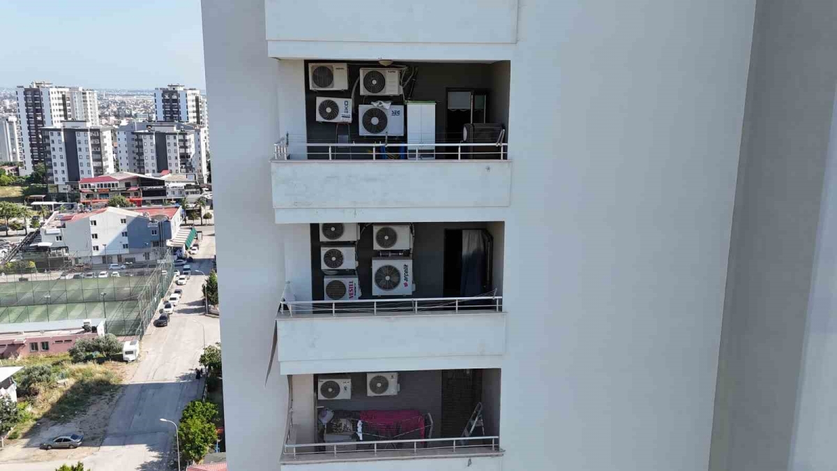 Adana’da aşırı klima kullanımı hem sıcaklığı artırıyor hem çevre kirliliği yapıyor