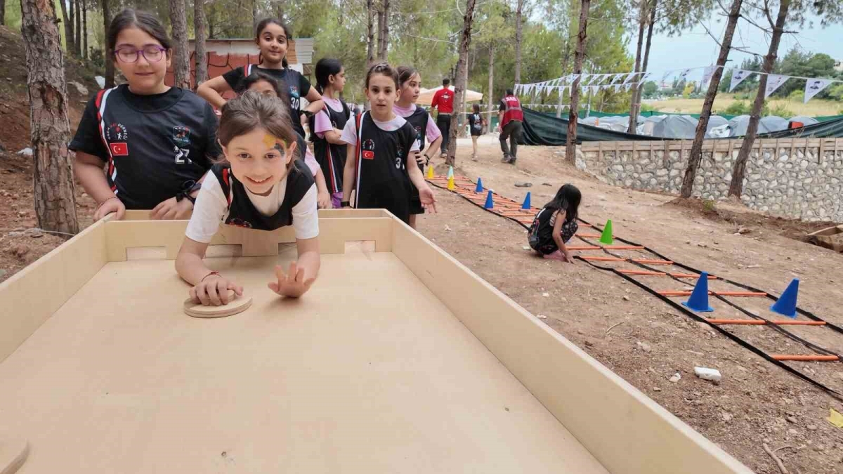 Bu kampta hem eğlendiler hem de eğitim aldılar