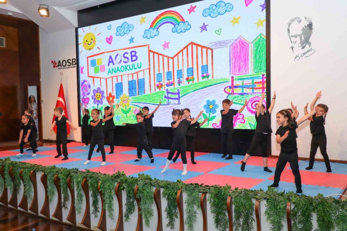 AOSB Anaokulu’nda ilk mezuniyet heyecanı
