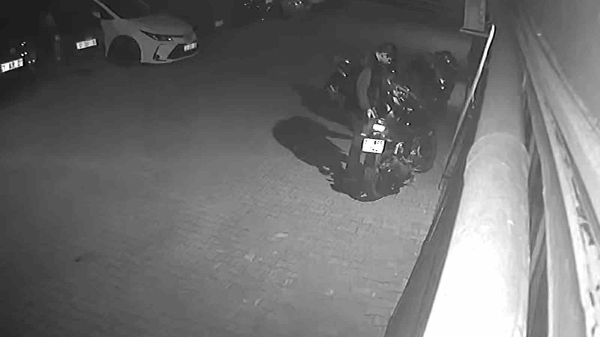 Çaldığı motosikletle dolaşırken yakalandı: 