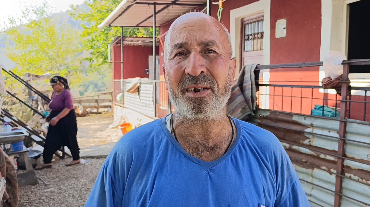Kozan’daki yangından önce görüntülenen yeşil orman, yangın sonrası siyaha büründü
