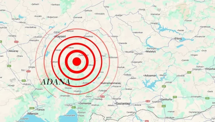 Adana’da 4.9 büyüklüğünde deprem
