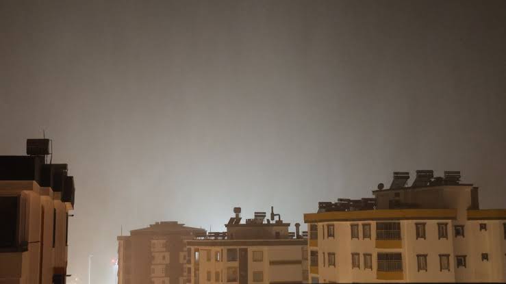 Kozan’da yıldırım paniği